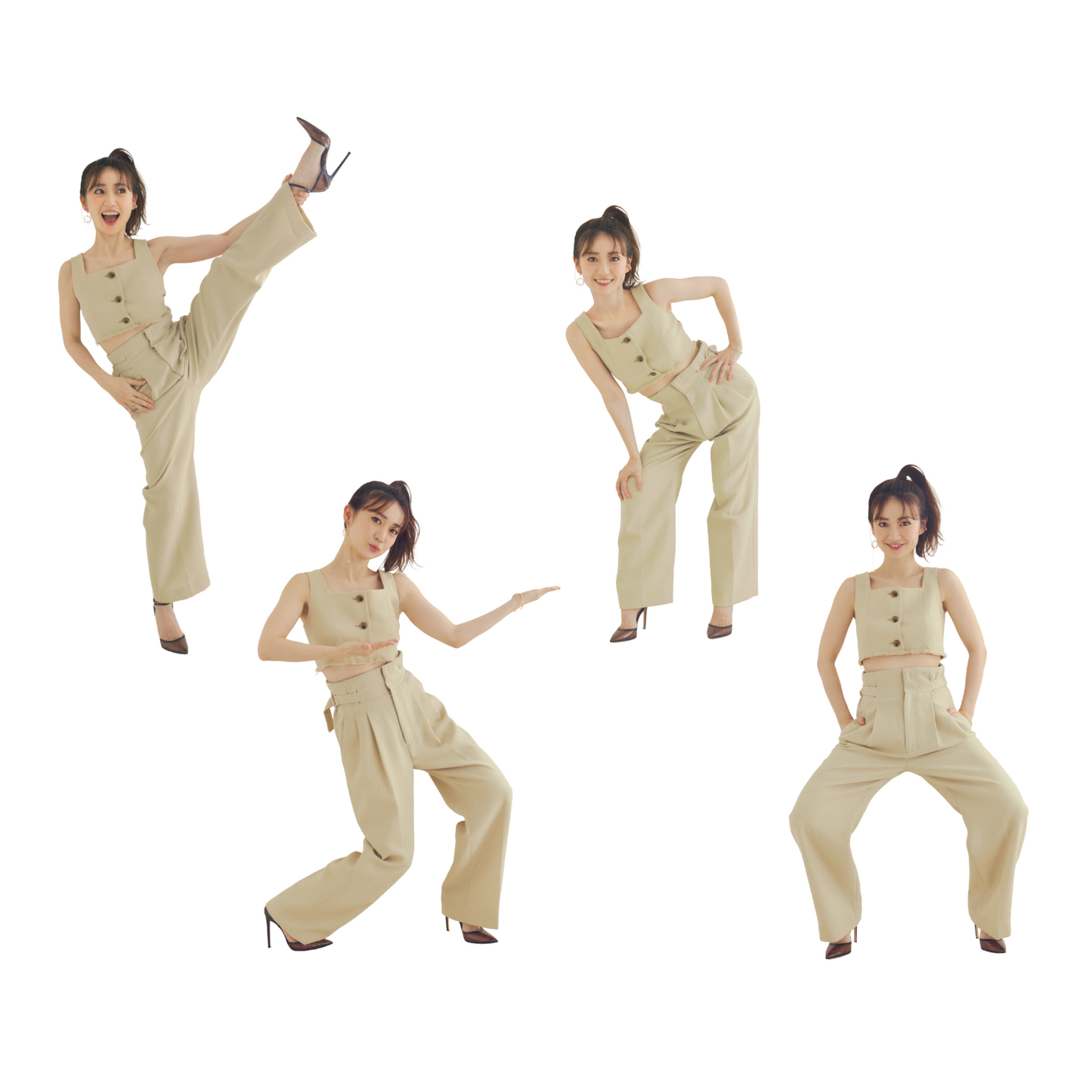 YUKOがおどるロンT(ホワイト)
