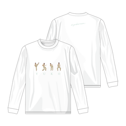 【完全数量限定】YUKOがおどるロンT（ホワイト）