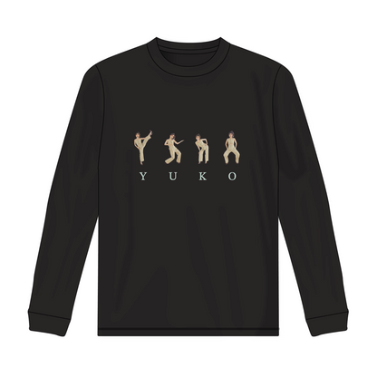 【完全数量限定】YUKOがおどるロンT（ブラック）